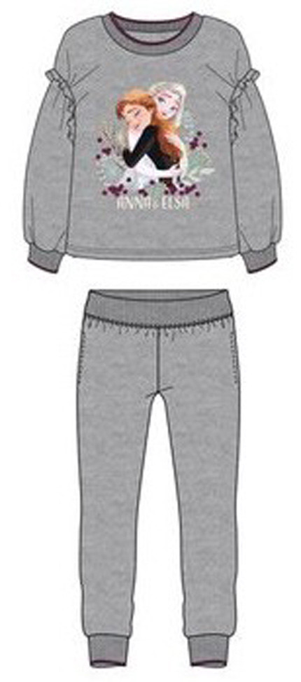 Disney Eiskönigin Kinder Jogginganzug mit Pailletten, Jogging Set 8 Jahre