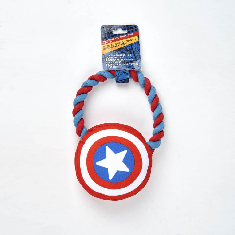Avengers quietschendes Plüsch- und Seil-Hundespielzeug