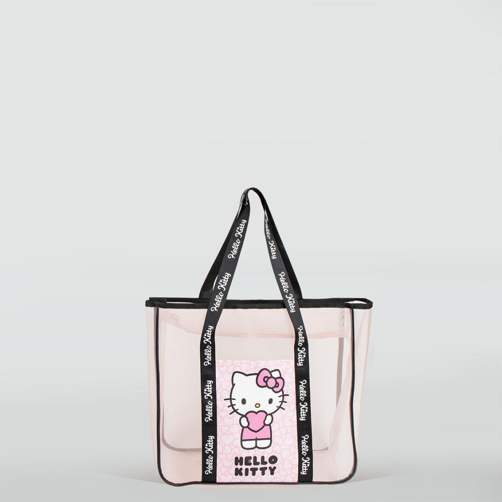 Hello Kitty Premium transparente Strandtasche 62 cm