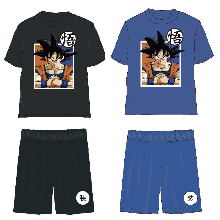 Dragon Ball Saiyan kurze Kinderpyjamas 6-12 Jahre