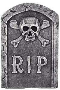 Halloween Grabstein Dekoration 31 cm