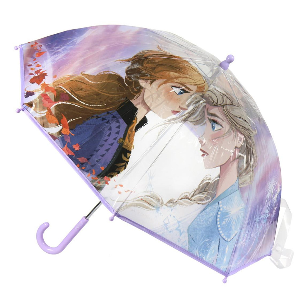 Disney Eiskönigin Sisterhood Kinder transparenter Regenschirm Ø71 cm