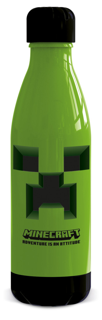 Minecraft Attitude Kunststoffflasche mit Schraubverschluss 660 ml