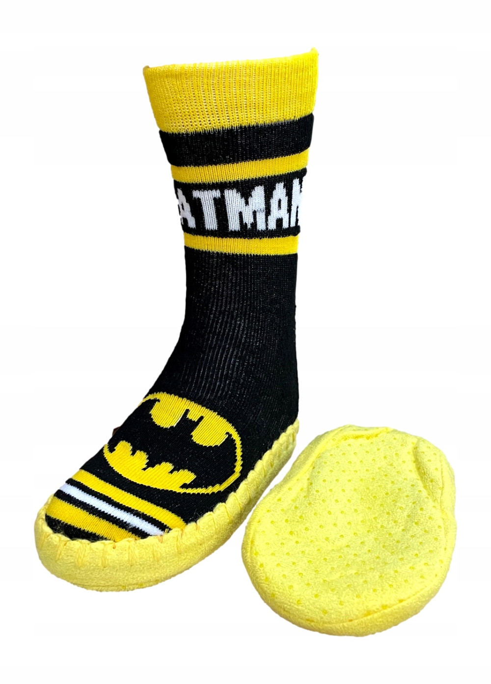 Batman Ledersohlen-Socken 23-28