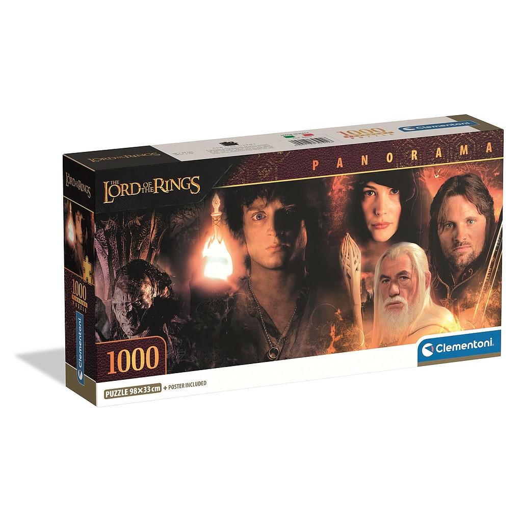 Herr der Ringe Panorama Kompaktpuzzle 1000 Teile Clementoni