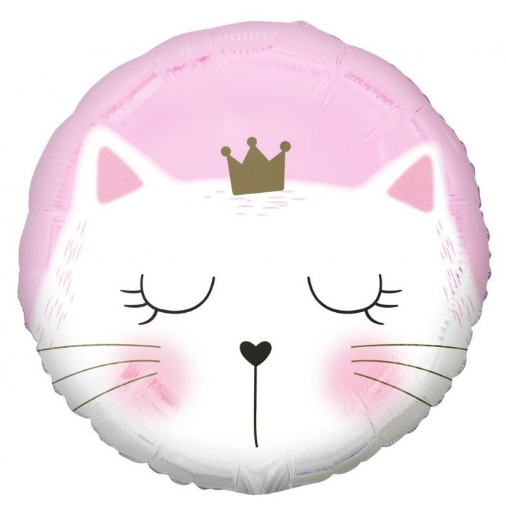Katze Sleepy Folienballon 36 cm