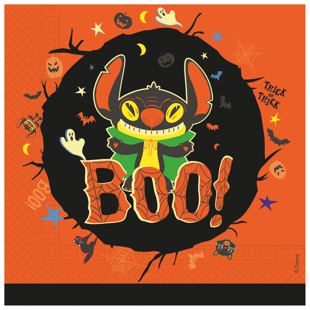 Disney Lilo und Stitch Halloween Serviette 20 Stk 33x33 cm FSC