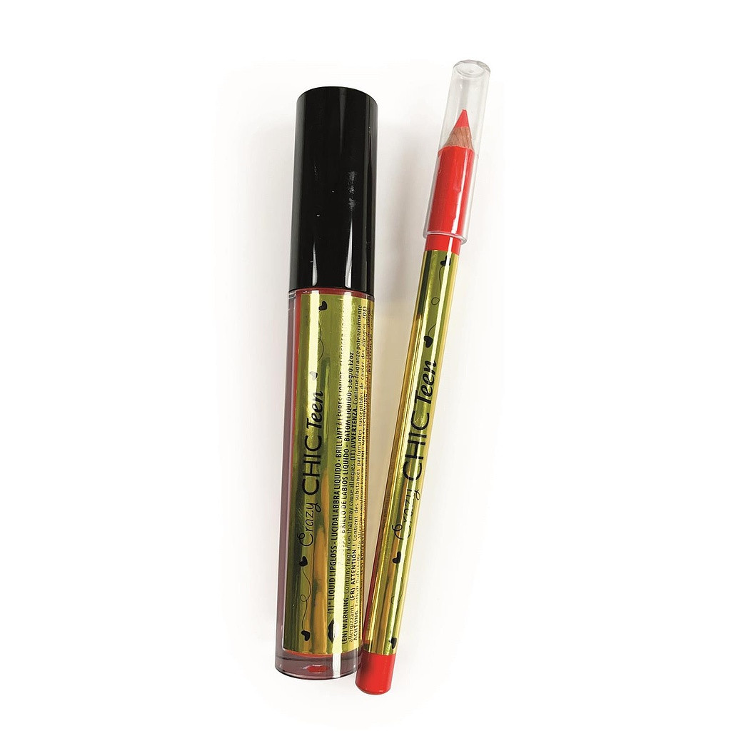 Crazy Chic Party Queen Clementoni Lipgloss und Lippenkonturenstift