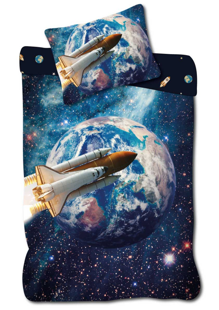 Astronaut Galactic Explorer Bettwäsche Set 140×200cm, 70×90 cm