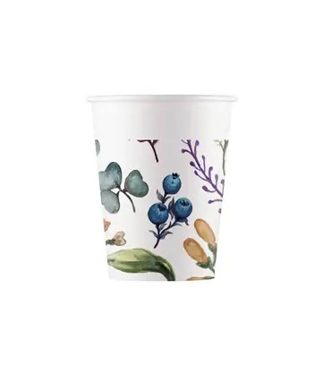 Blume Herbs Papierbecher 8er Set, 200 ml