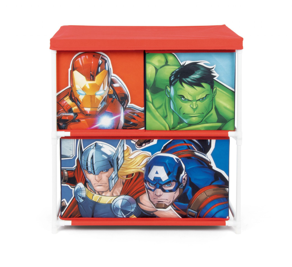 Avengers Spielzeugregal mit 3 Fächern 53x30x60 cm
