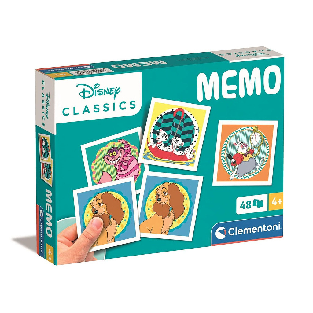 Disney Classics Icons 48-teiliges Memory-Spiel Clementoni