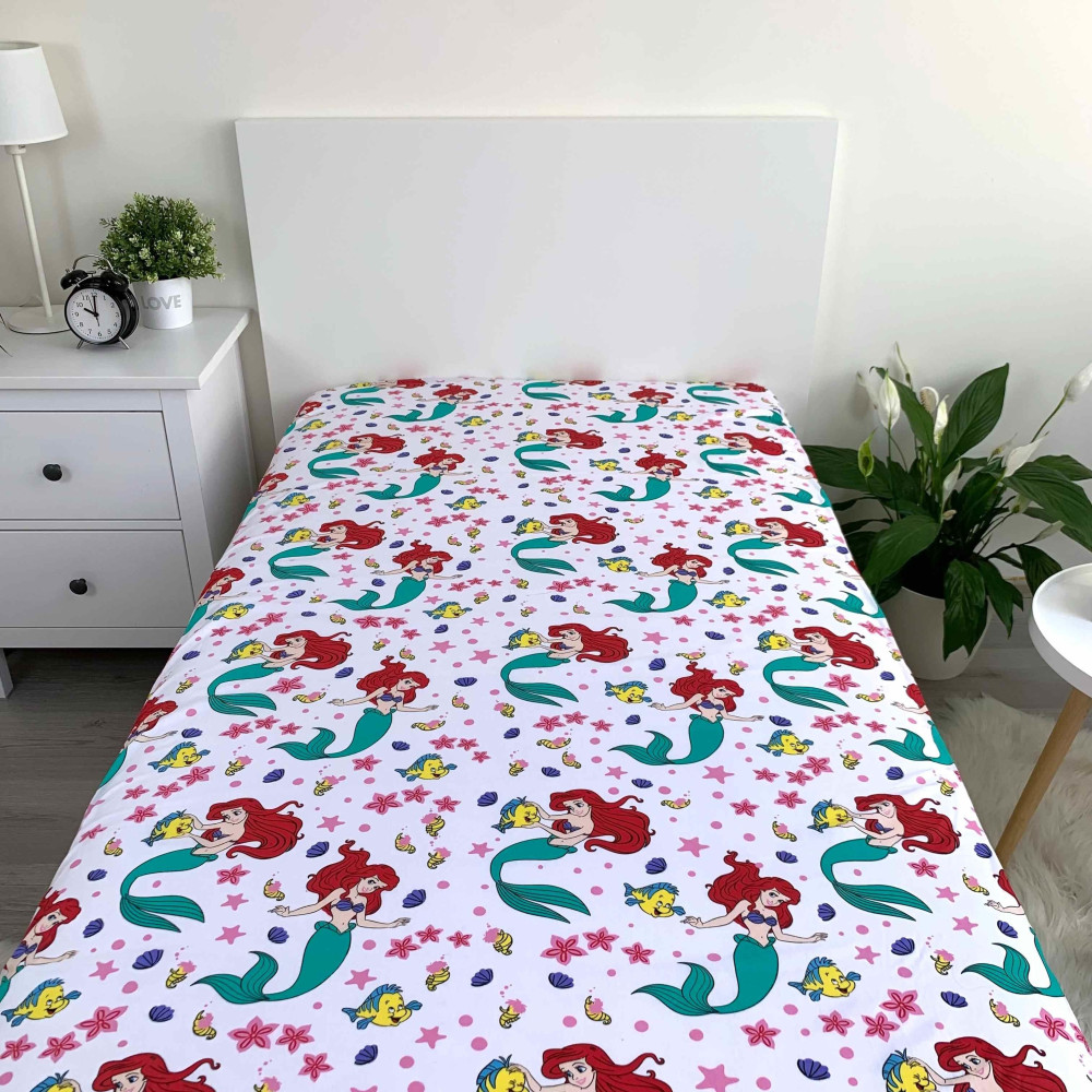 Disney Prinzessin Ariel Spannbetttuch 90x200 cm