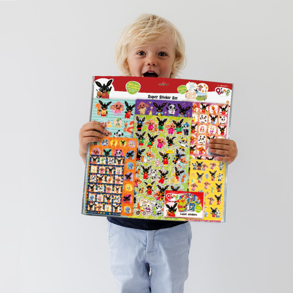 Bing Fun Super Aufkleberset mit Spiel