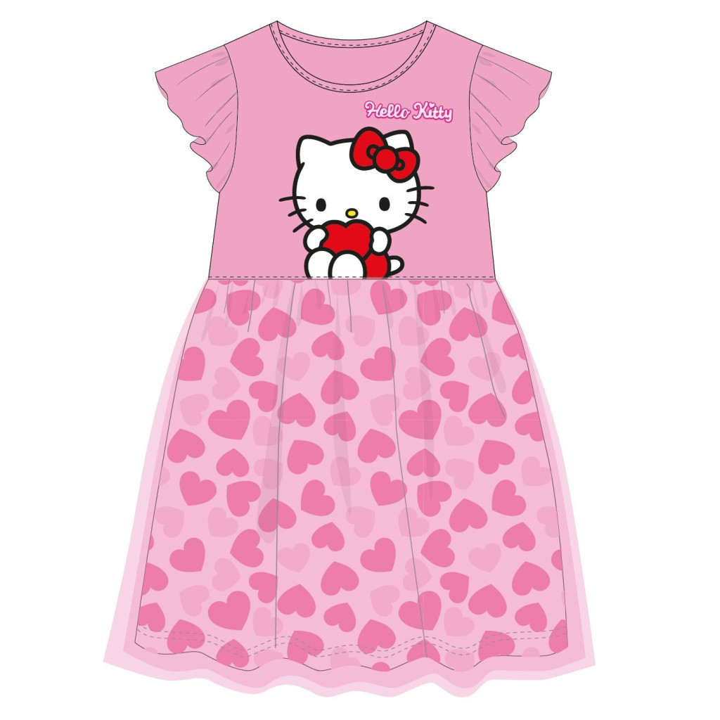 Hello Kitty Heart Kinder Sommerkleid 2-6 Jahre