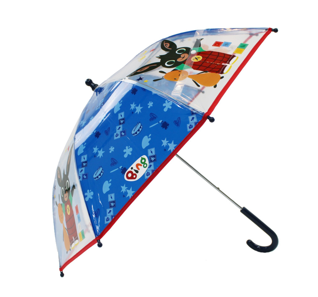 Bing Blue Kinder transparent Regenschirm Ø72 cm