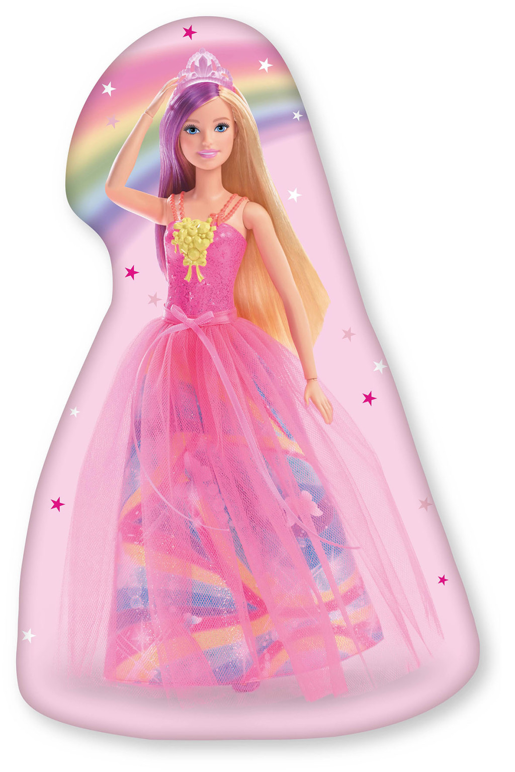 Barbie Fairy Spark Dekokissen 40x28 cm Velours