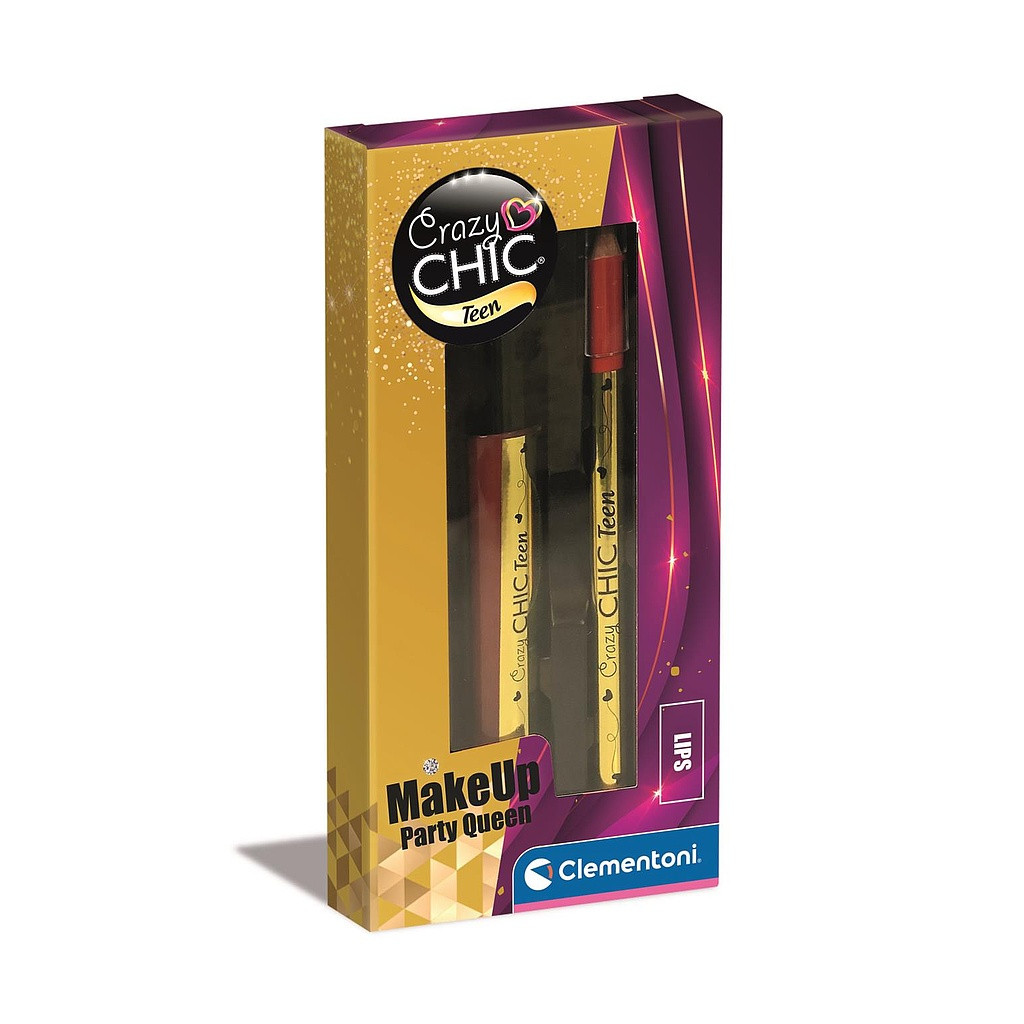 Crazy Chic Party Queen Clementoni Lipgloss und Lippenkonturenstift