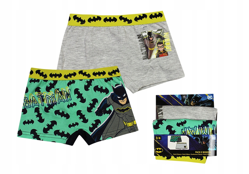 Batman Kinder Boxershorts 2 Stück/Paket 5/6 Jahre