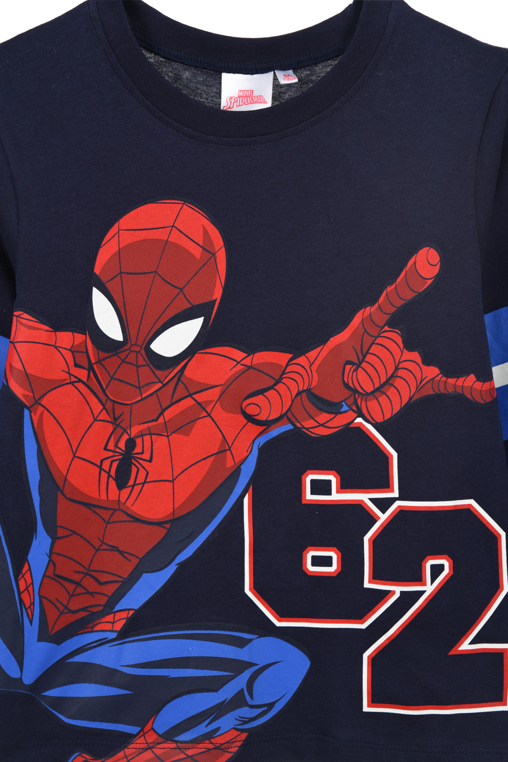 Spiderman Navy Kinder Langarmshirt, 3 - 8 Jahre / 98 - 128 cm