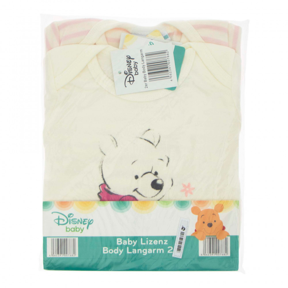 Disney Winnie Puuh Baby-Body, 2er-Set, 74/80 cm