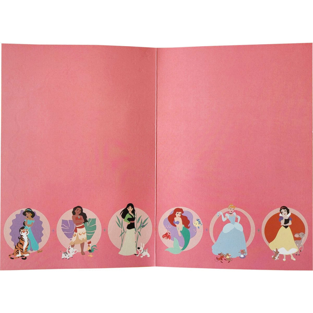 Disney Minnie  Disney Prinzessinnen 3D Grußkarte