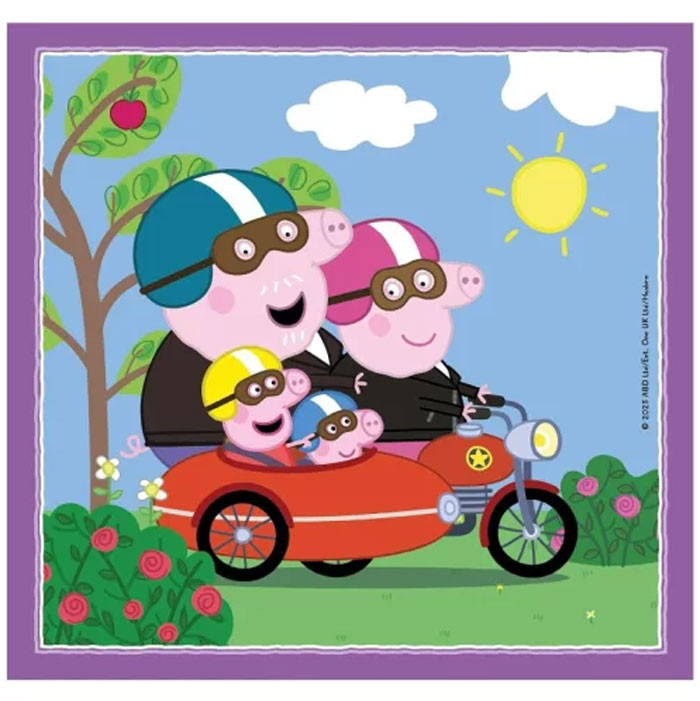 Peppa Wutz Relaxing 3x48 Stk. Puzzle Clementoni