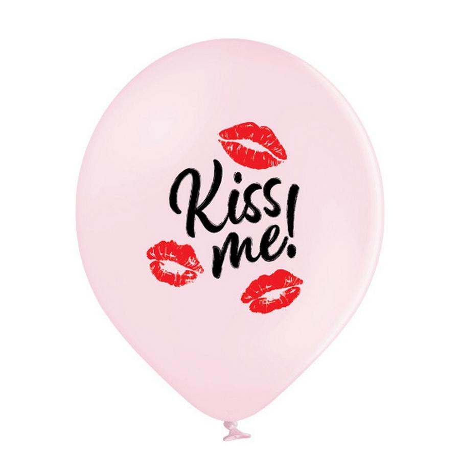 Liebe Kiss Me Kuss Ballon, 6 Stück 12 Zoll (30 cm)