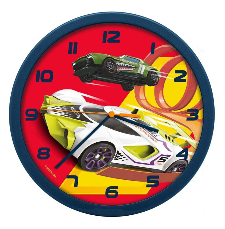 Hot Wheels Wanduhr 25 cm