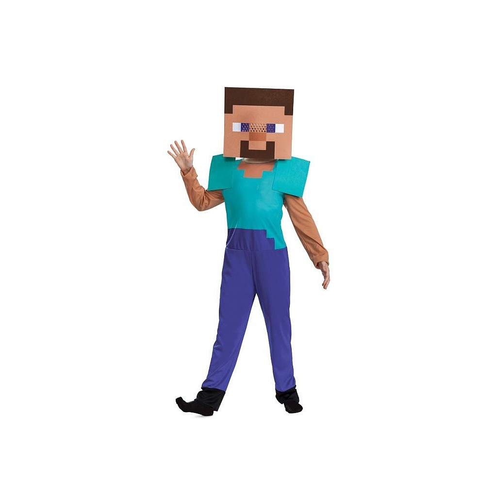 Minecraft Steve Kostüm 7-8 Jahre