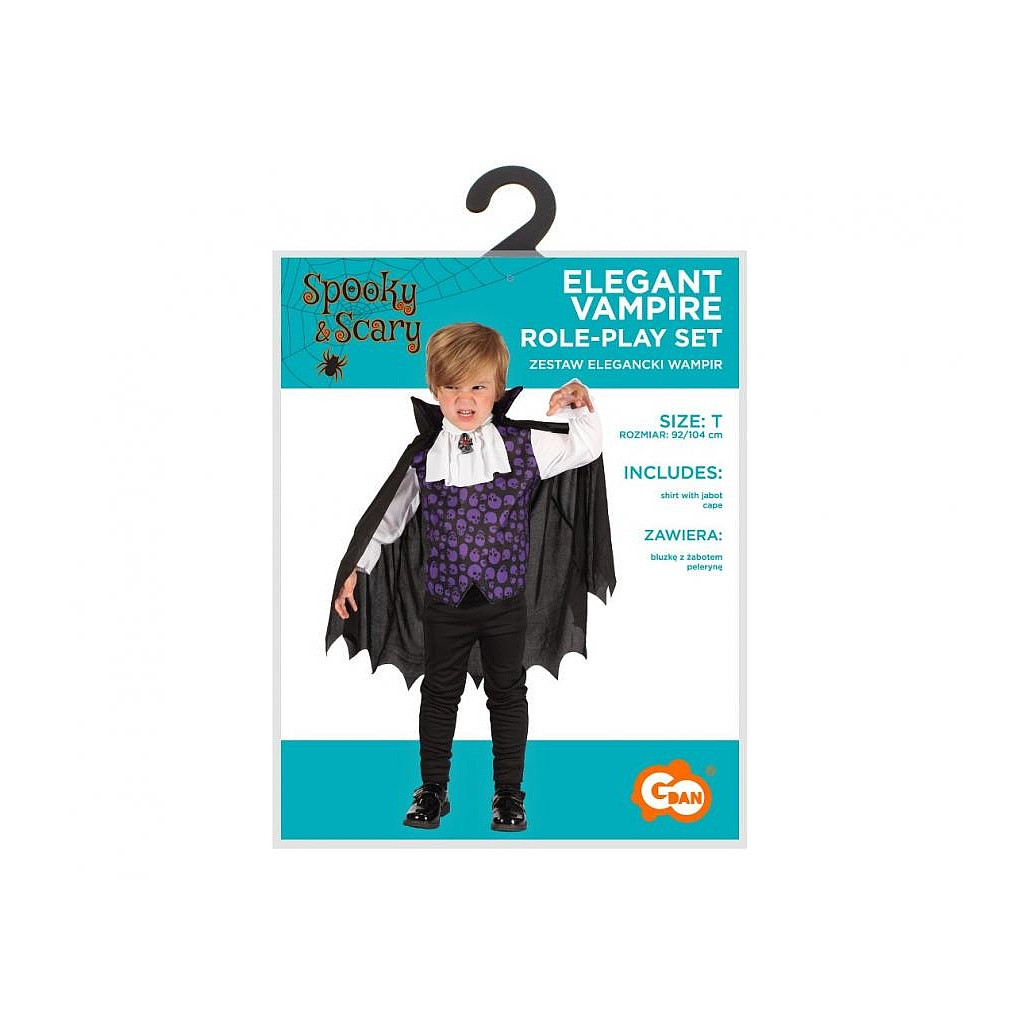 Halloween Elegant Vampirkostüm 92/104 cm