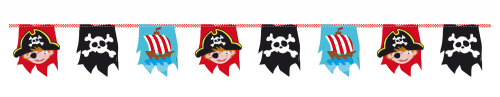 Pirat Ship Fahnenkette 4 m