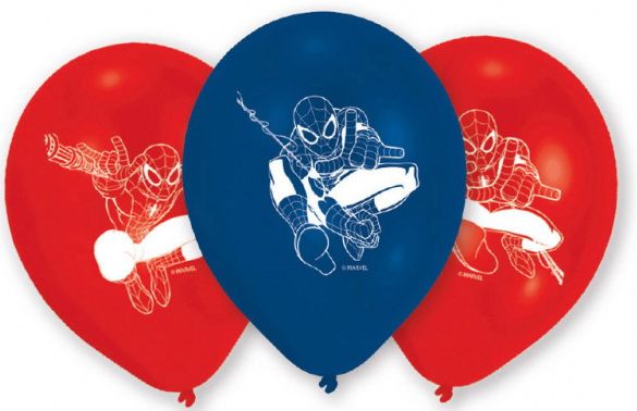 Spiderman Jump Ballon, 6-teiliges Dekorationsballon-Set 9 Zoll (22,8 cm)