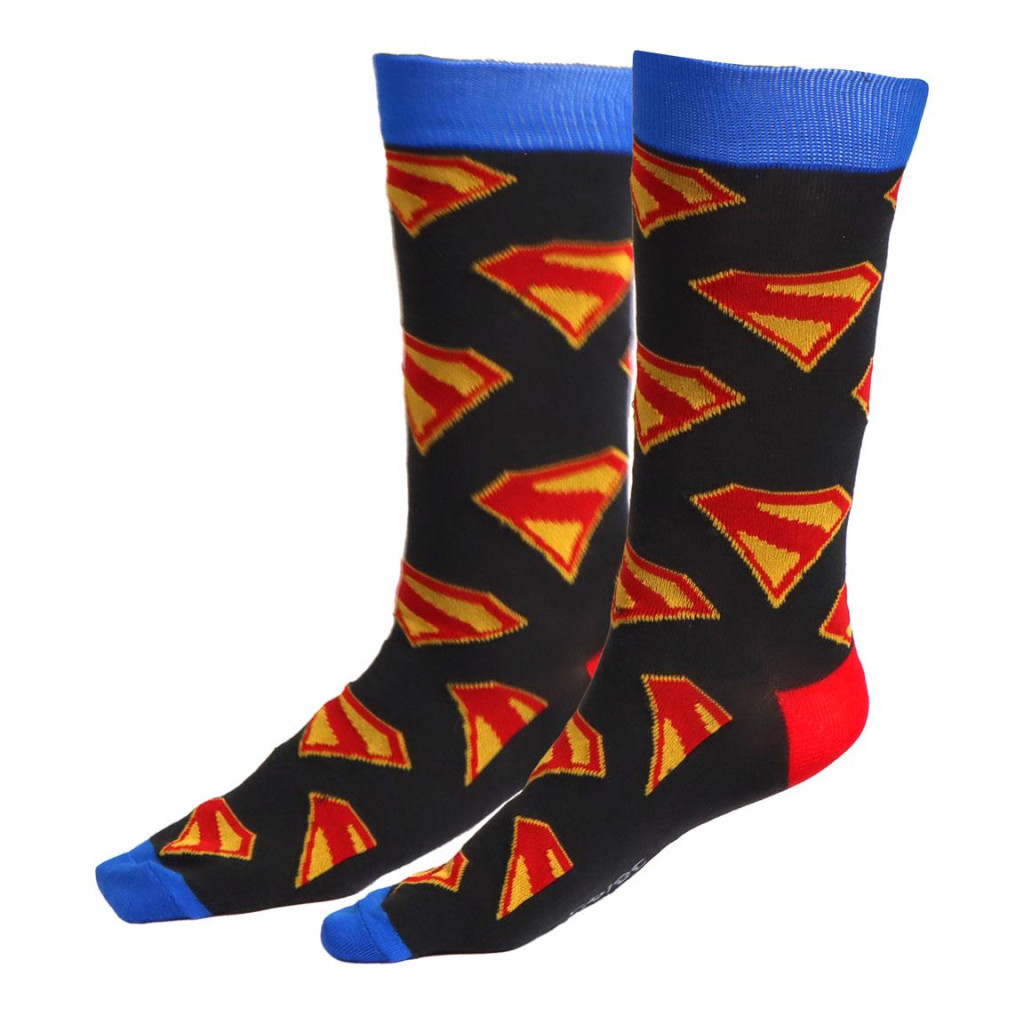Superman Sign lange Erwachsenensocken 38/45
