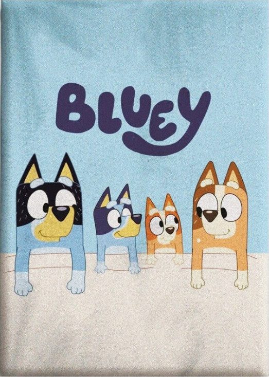 Bluey Family  Fleecedecke 100x140cm