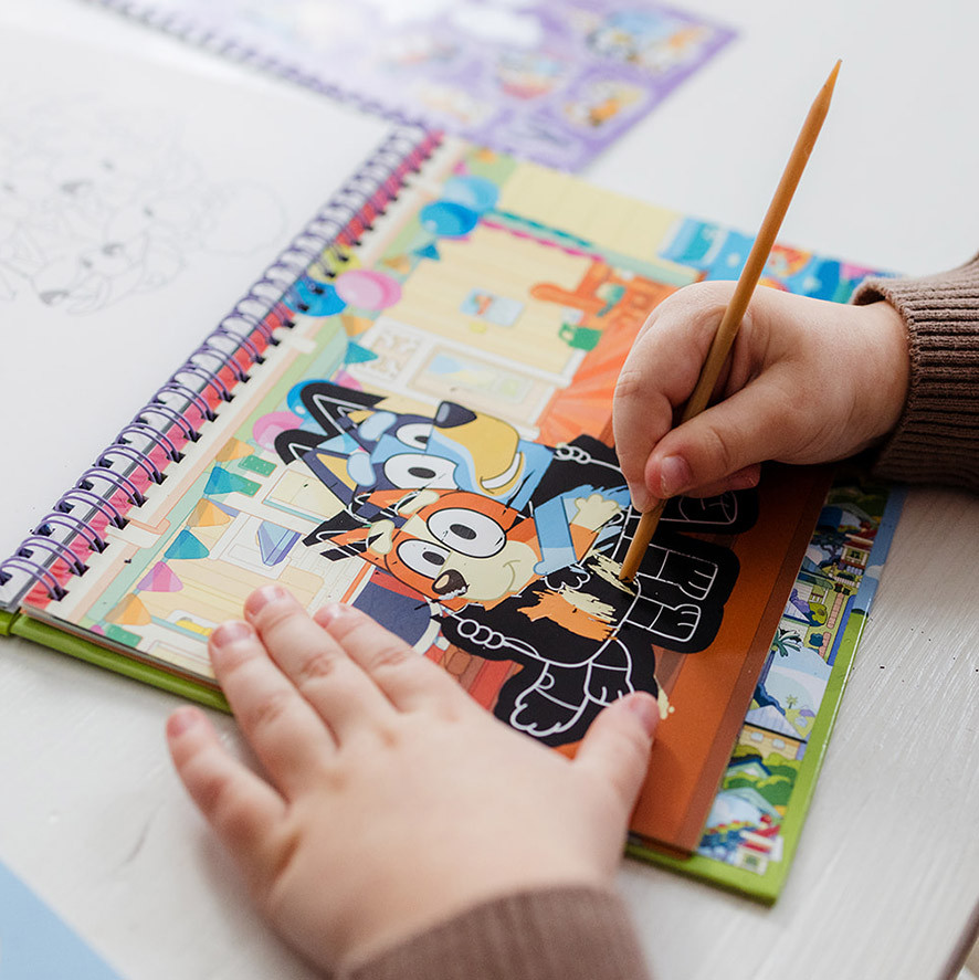 Bluey Fun Kritzelsatz und Aktivitätenset