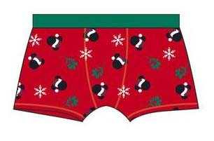Weihnachten Disney Mickey Herren Boxershorts L