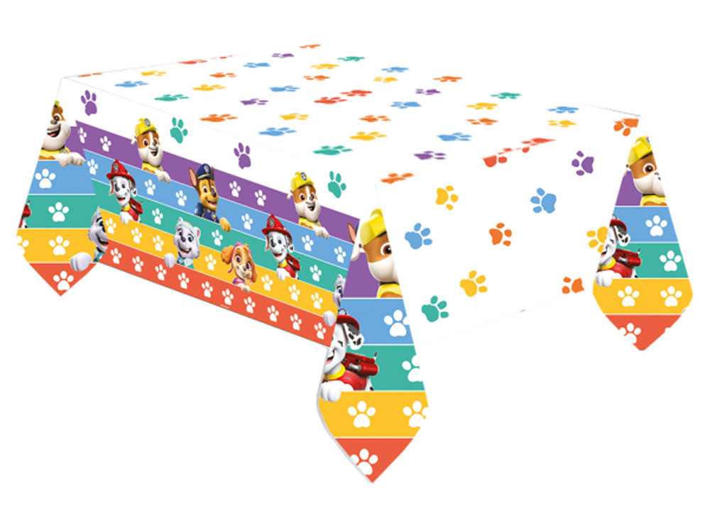 Paw Patrol Color Paws Papier Tischdecke 120x180 cm