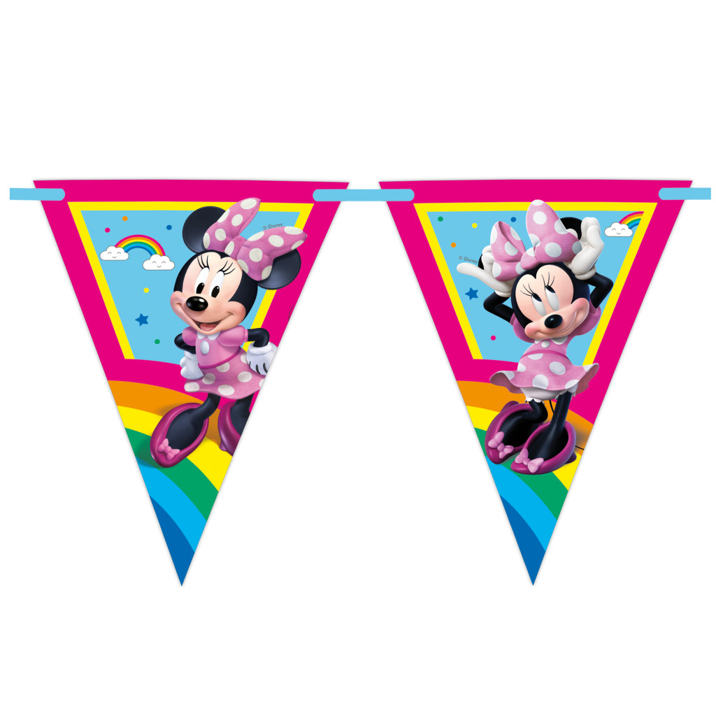 Disney Minnie  Makes Me Smile Fähnchengirlande FSC 2,3 m