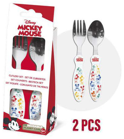 Disney Mickey  Fun-Tastic Metallbesteckset - 2-teilig