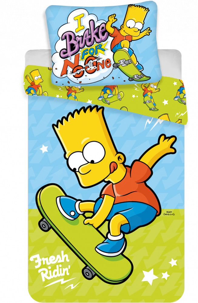 Die Simpsons Bettwäsche 140×200cm, 70×90 cm