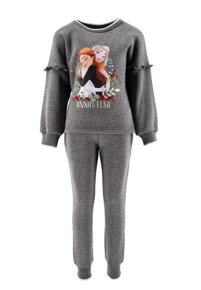 Disney Eiskönigin Kinder Pailletten Trainingsanzug, Jogging Set 4-8 Jahre