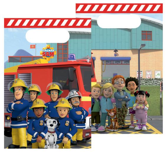 Feuerwehrmann Sam Teamwork Geschenktasche 8 Stk