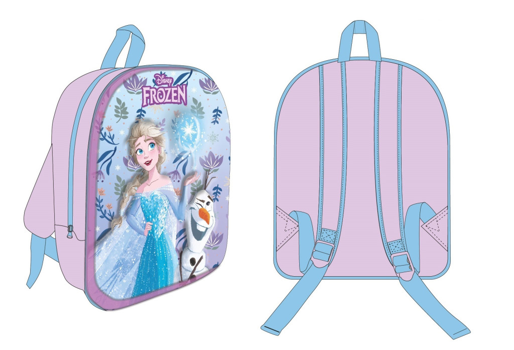 Disney Eiskönigin Glamor 3D Rucksack, Tasche 30 cm