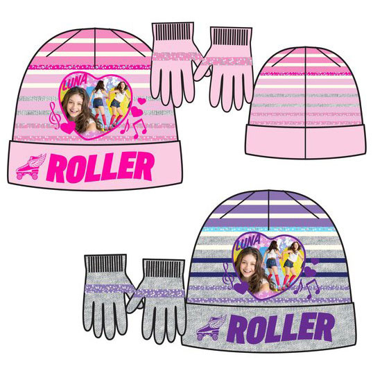 Disney Soy Luna Kinder Mütze + Handschuh Set 52-54 cm