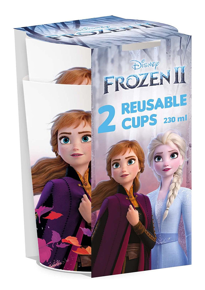 Disney Eiskönigin Leaf Plastikbecher 2-teiliges Set 230 ml