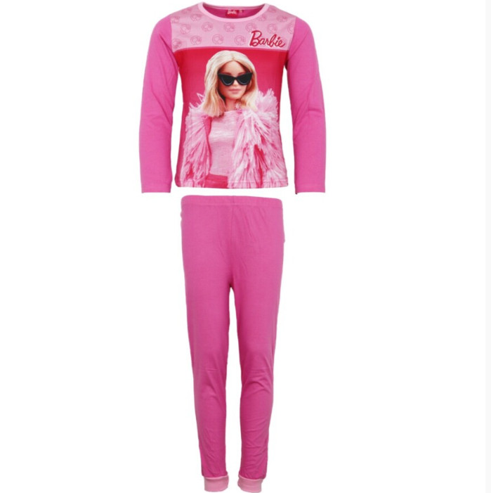 Barbie Elegant Kinder langer Schlafanzug 3-8 Jahre