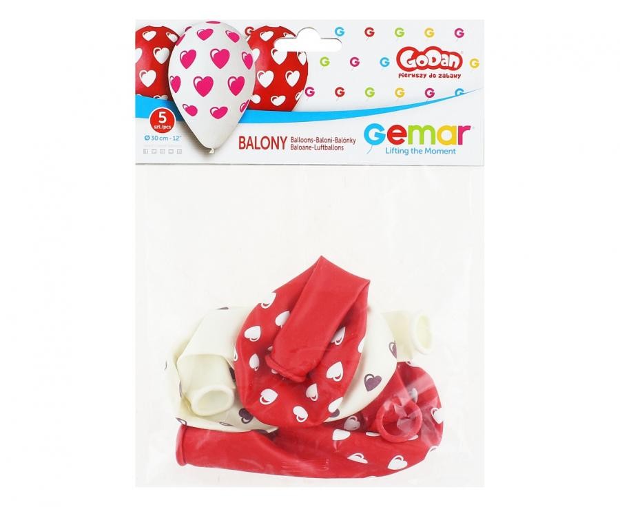 Liebe Heart Herzluftballon, 5 Stk 12 Zoll (30 cm)