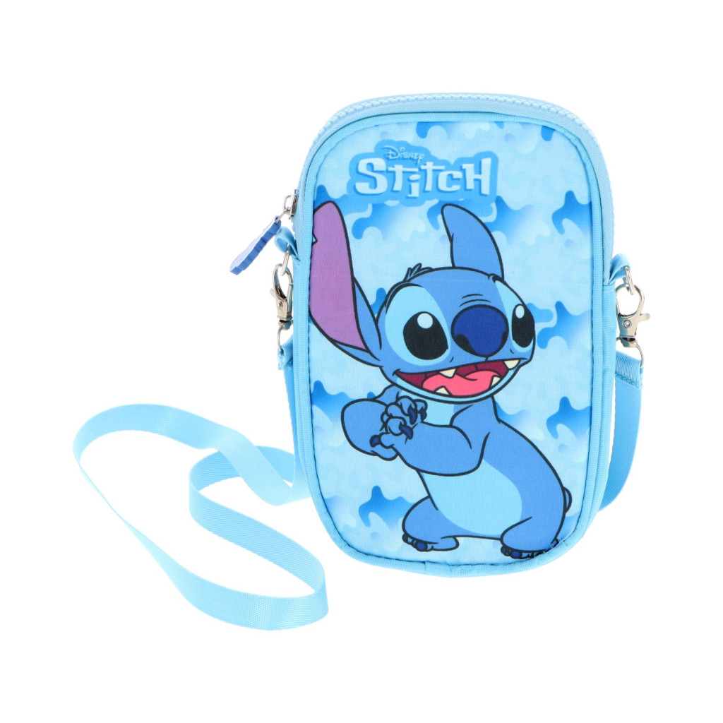 Disney Lilo und Stitch Blue Deluxe Handytasche 18 cm