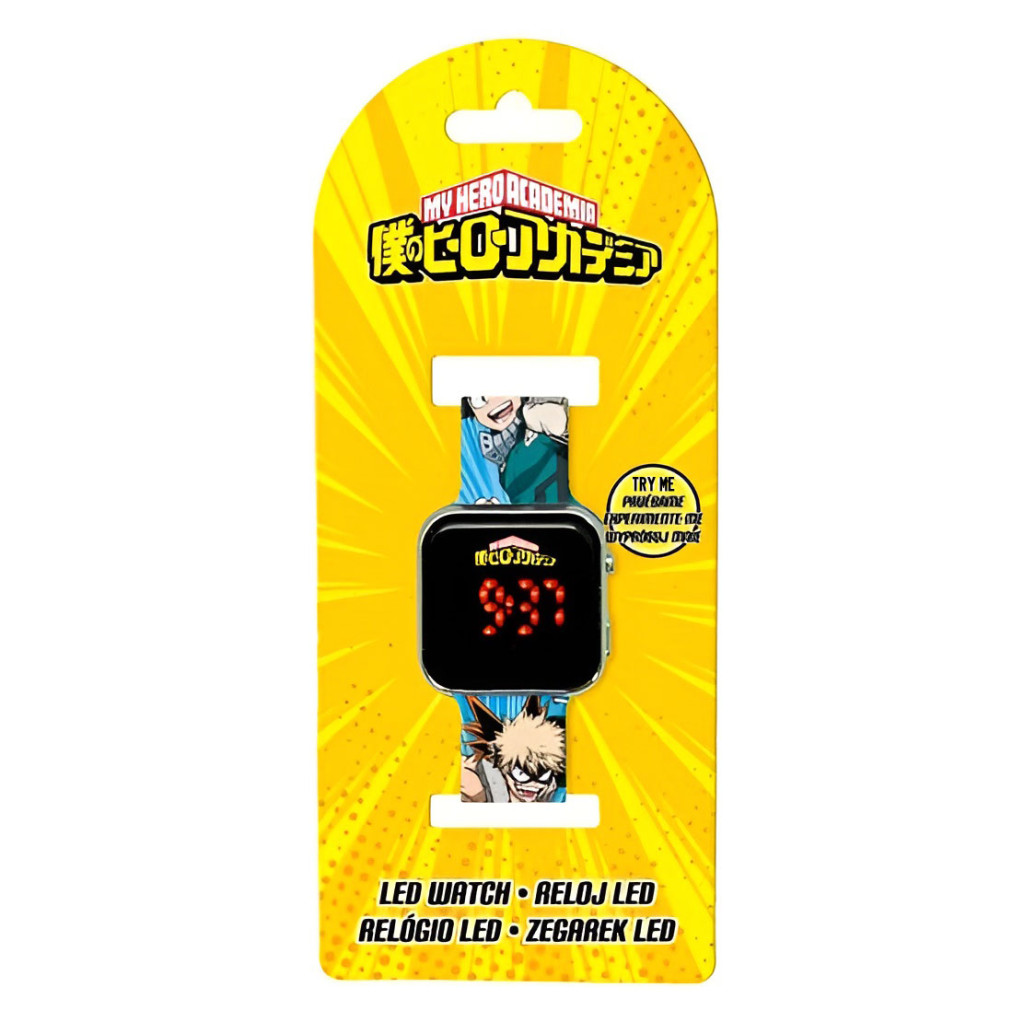 My Hero Academia Fight  digitale LED-Uhr